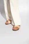 Birkenstock Beige Narrow Arizona Big Buckle Sandals In Beige