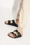 Birkenstock ‘arizona Big Buckle' Slides In Black