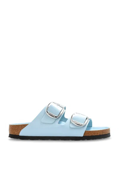 Birkenstock Arizona Big Buckle Slides In Blue