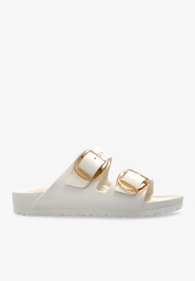 Birkenstock Arizona Big Buckle Slides In Cream