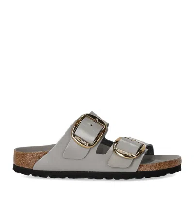 Birkenstock Arizona Big Buckle Stone Sandal In Gray