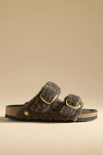 BIRKENSTOCK ARIZONA BIG BUCKLE TEDDY SANDALS
