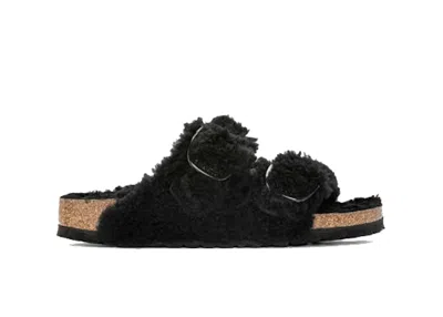 Pre-owned Birkenstock Arizona Big Buckle Teddy (women's) Sneakers In Black