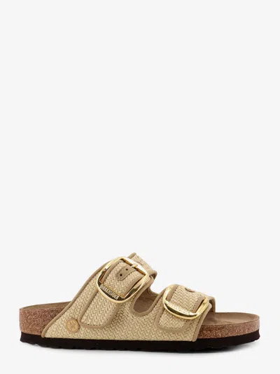 Birkenstock Arizona Big Buckle Natural – Woven Textile Sandal In Neutral