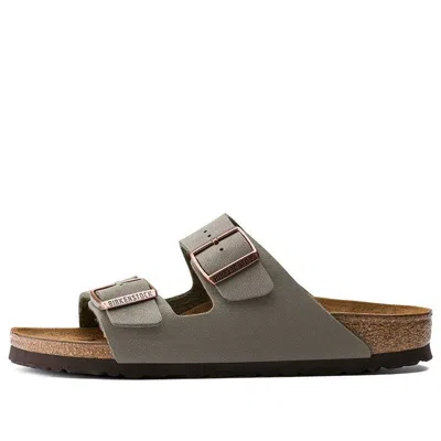 Birkenstock Arizona Birko-flor Birkibuc Sandals 'stone'