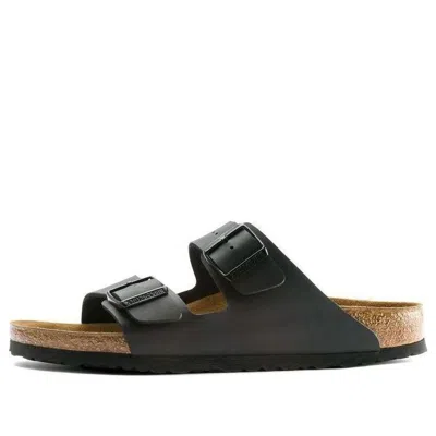 Birkenstock Arizona Birko Flor Black Slipper