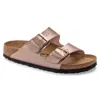 Birkenstock Birko-flor Leather Slides In Multi