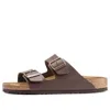 Birkenstock Arizona Birko-flor 'dark Brown'