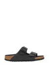 Birkenstock Arizona Triples Black, Birko Flor - Calz. ♪ In Black