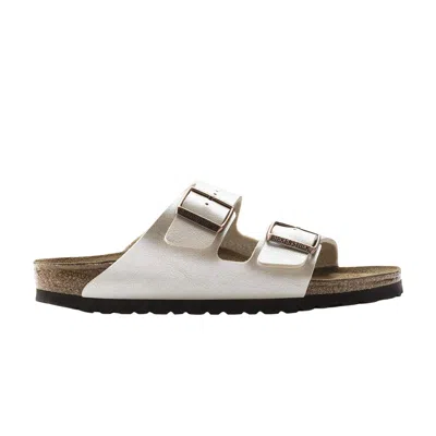 Pre-owned Birkenstock Arizona Birko Flor Sandal 'graceful Pearl White' | Men's Size 40