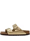 Birkenstock Arizona Birko-flor Sandals In Gold