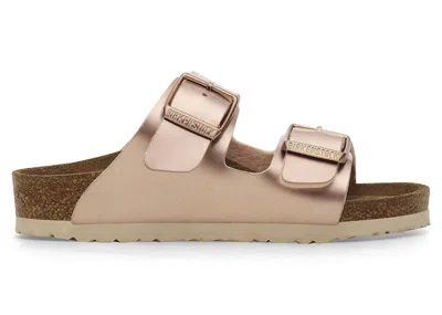 Pre-owned Birkenstock Arizona Birkoflor (kids) Sneakers In Electric Metallic Copper