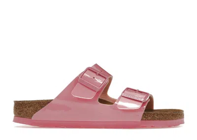 Pre-owned Birkenstock Arizona Birkoflor Patent (women's) Sneakers In Candy Pink