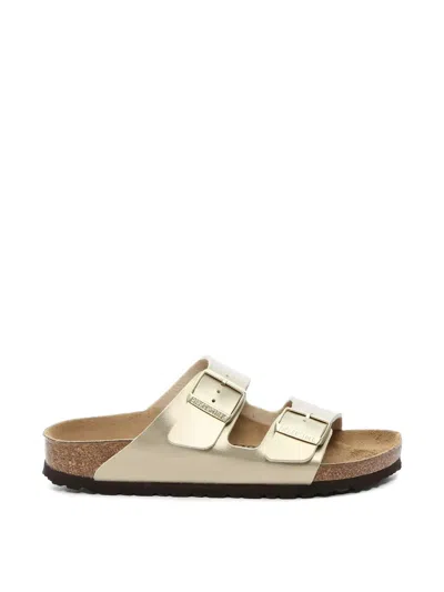 Birkenstock Arizona Birko-flor Sandals In Gold