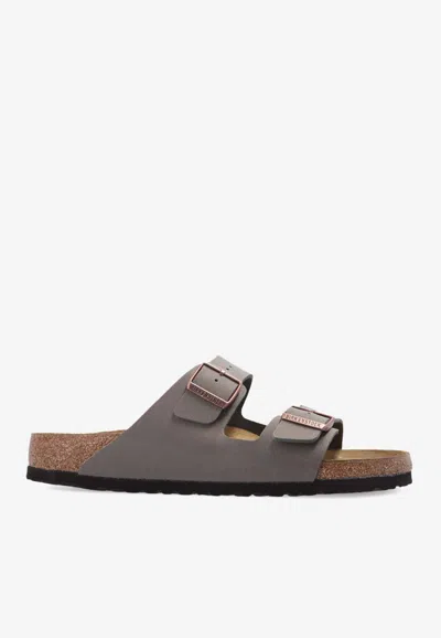 Birkenstock Arizona Birko-flor Nubuck In Green