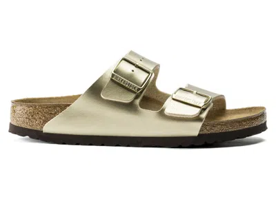 Pre-owned Birkenstock Arizona Birkoflor (women's) Sneakers In Gold