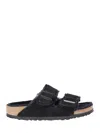 Birkenstock Arizona Shearling Sandal In Black
