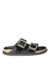 Birkenstock Arizona Db Shine Leather In Black