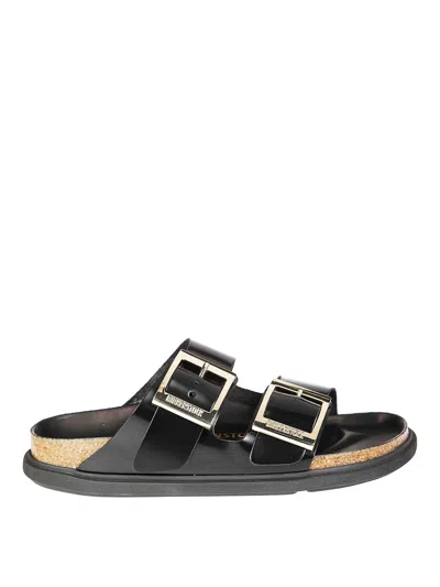 Birkenstock Arizona Db Shine Leather In Multi