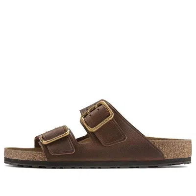 Birkenstock Arizona Bold Leather Sandals 'roast' In Brown