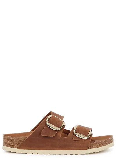 Birkenstock Arizona Big Buckle Womens Sandals Colour: Cognac Oiled, Size: 7 / 40 In Multi