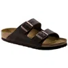 Birkenstock Arizona Oiled Leather Sandals In Brown