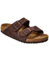 Birkenstock Arizona Soft Slide Sandal In Brown