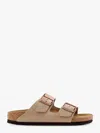 Birkenstock 'arizona' Beige Slip-on Sandals With Engraved Logo
