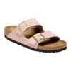 Birkenstock Women's Arizona Soft Sandal In Soft Pink In Pink