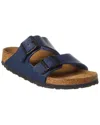 Birkenstock Arizona Narrow Birko-flor Womens Sandals In Blue