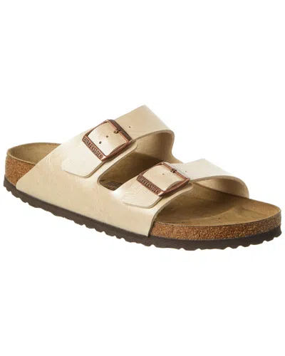 Birkenstock Arizona Bs Narrow Birko Flor Sandal In White