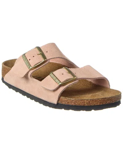 Birkenstock Arizona Bs Narrow Fit Suede Sandal In Pink
