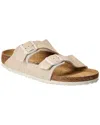 Birkenstock Arizona Bs Narrow Suede Sandal In Gray