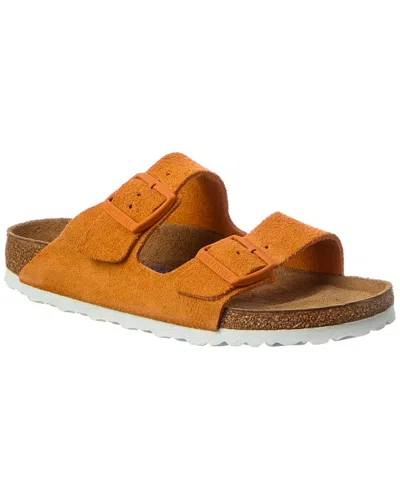 Birkenstock Arizona Bs Narrow Suede Sandal In Orange