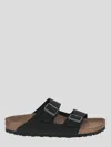 Birkenstock Black Arizona Sandals In No-color