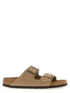 Birkenstock Arizona Sfb Oiled Leather Sandals In Neutral