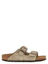 Birkenstock Arizona Narrow Fit Leather Suede Footbed Sandal