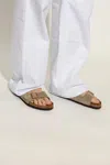 Birkenstock ‘arizona Bs' Slides In Beige