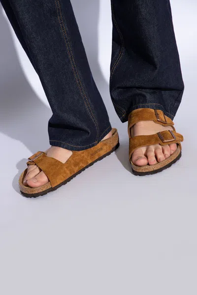 Birkenstock ‘arizona Bs' Slides In Brown