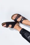 Birkenstock ‘arizona Bs' Slides In Brown