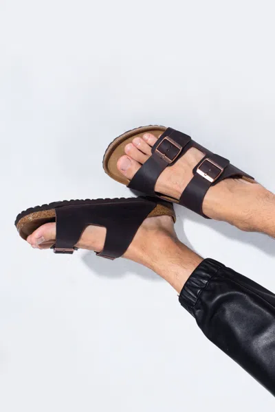 Birkenstock ‘arizona Bs' Slides In Brown