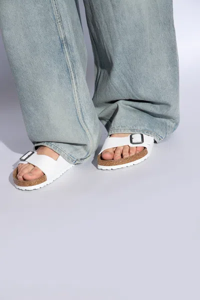 Birkenstock ‘arizona Bs' Slides In White