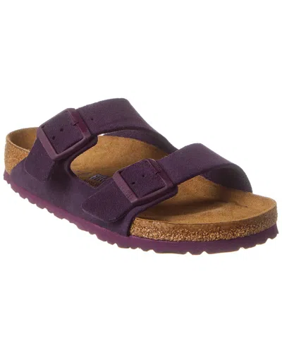 Birkenstock Arizona Bs Suede Sandal In Purple