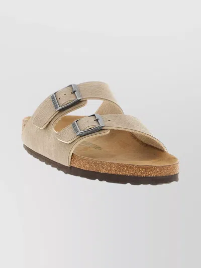 Birkenstock Arizona Bs Vegan Open Toe Sandals In Neutral