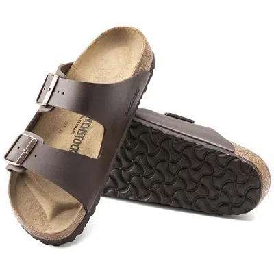 Birkenstock Arizona Bs Womens Strappy Slip On Footbed Sandals In Brown