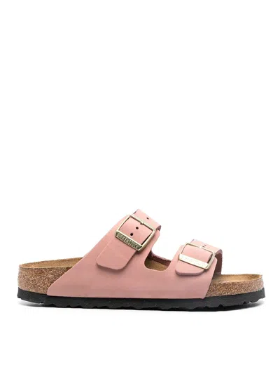 Birkenstock Arizona Big Buckle Slide Sandal In Pink