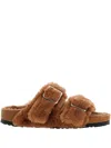 Birkenstock Arizona Buckle Sandals In Brown