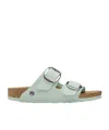 Birkenstock Big Buckle Double-strap Sandals In Green