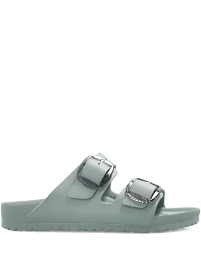 Birkenstock Arizona Big Buckle Eva Pure Sage Two Bar Mules In Blue