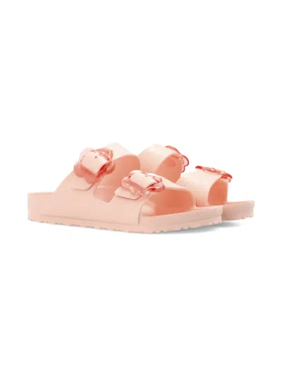 Birkenstock Kids' Arizona Buckle Strap Sandals In Pink